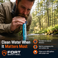 Fort Sentinel HYDRA-X1 Emergency Water Filter Straw