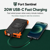 Fort Sentinel 20W USB-C fast charging power bank