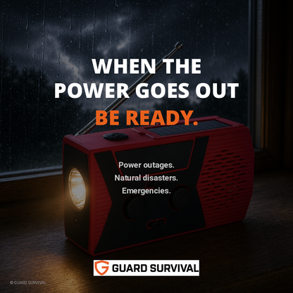 Guard Survival Lifeline Radio 4-in-1 Tool
