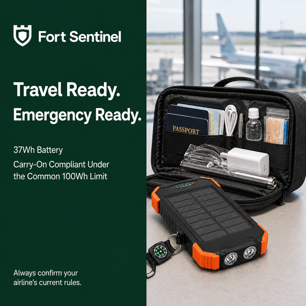 Fort Sentinel travel-ready 37Wh emergency power bank
