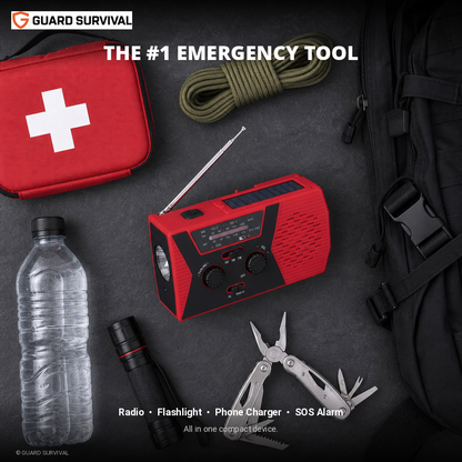 Guard Survival Lifeline Radio 4-in-1 Tool
