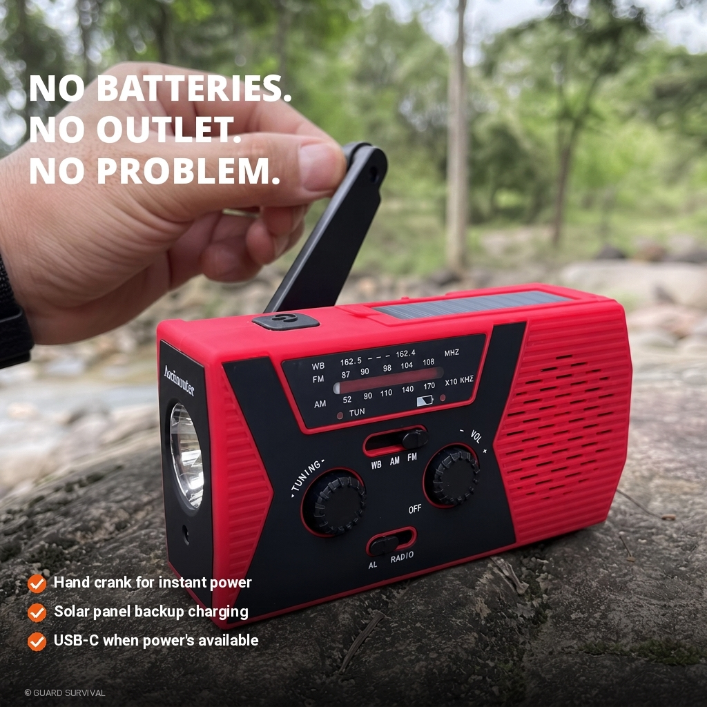 Guard Survival Lifeline Radio 4-in-1 Tool