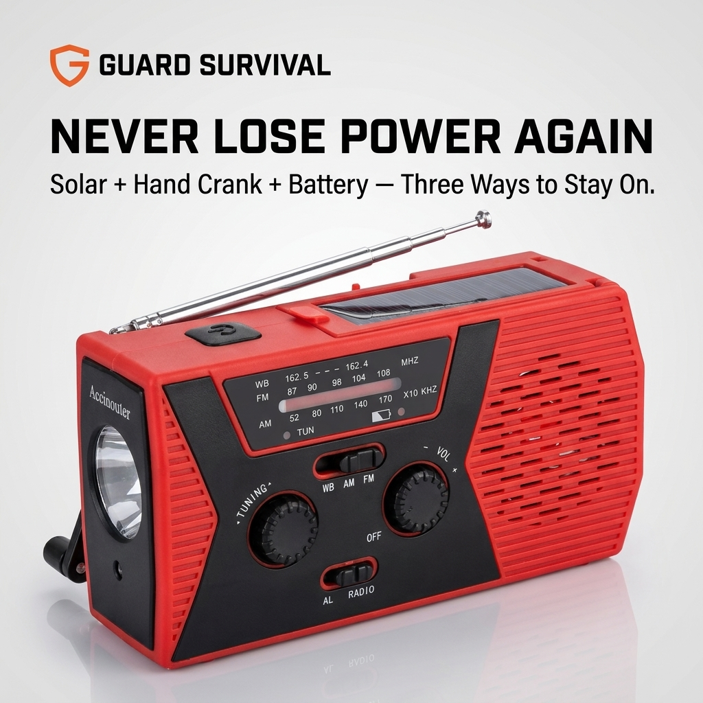 Guard Survival Lifeline Radio 4-in-1 Tool