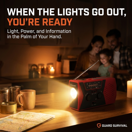 Guard Survival Lifeline Radio 4-in-1 Tool