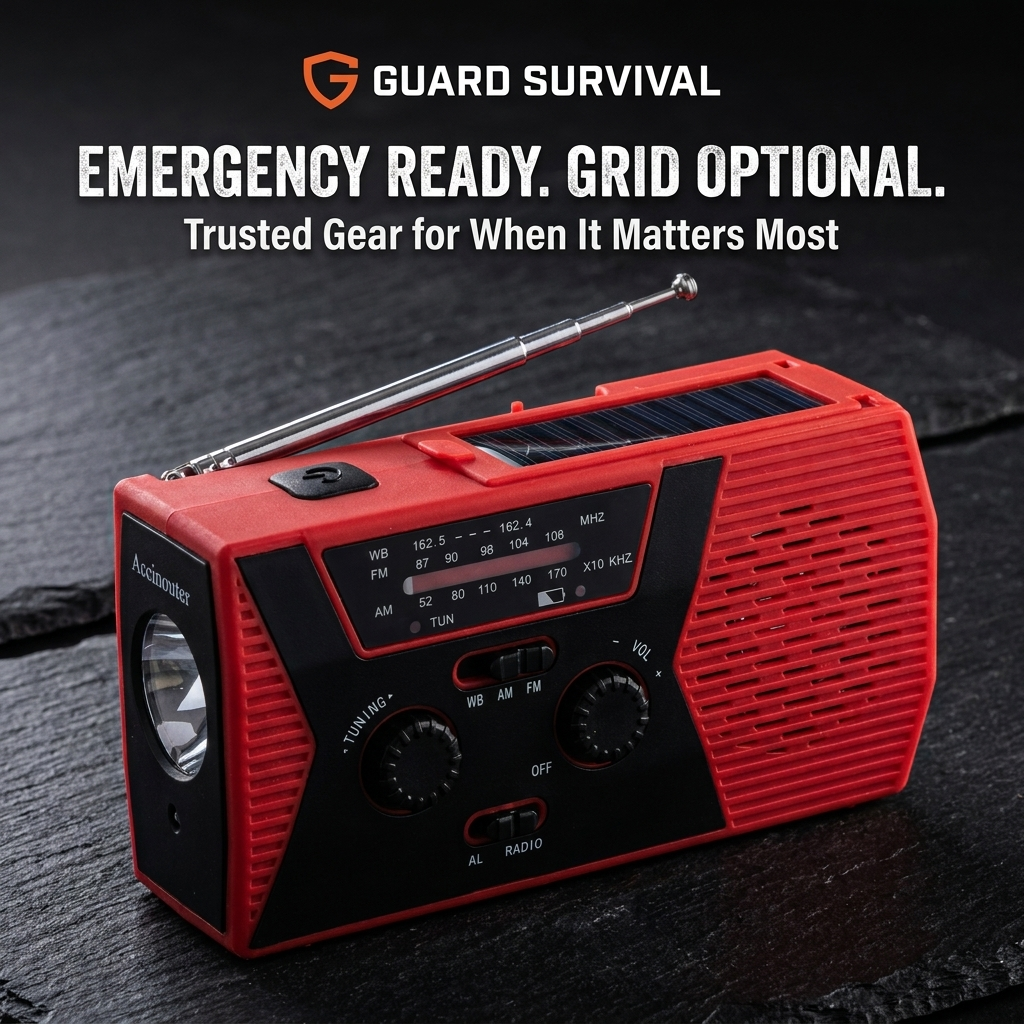 Guard Survival Lifeline Radio 4-in-1 Tool
